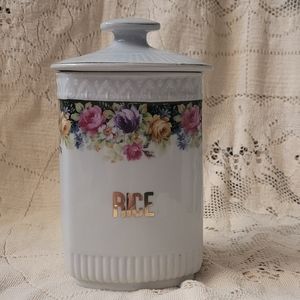 Porcelain Rice Canister